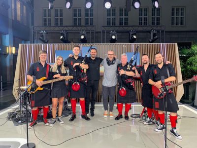 Harry & The Red Hot Chilli Pipers beim zdf mo:ma (2022)